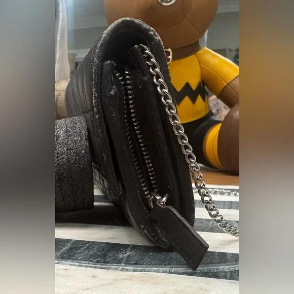 CHRISTIAN DIOR LADY DIOR CHAIN WALLET 100%AUTHENTIC VERY GOOD USED CONDITION EUC - Picture 14 of 16